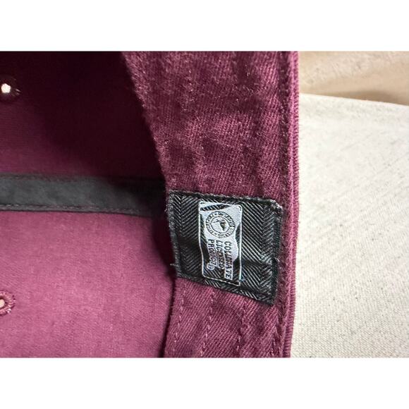 47 Brand Harvard Crimson Women’s Dad Hat Maroon Adjustable Strapback - Picture 7 of 8